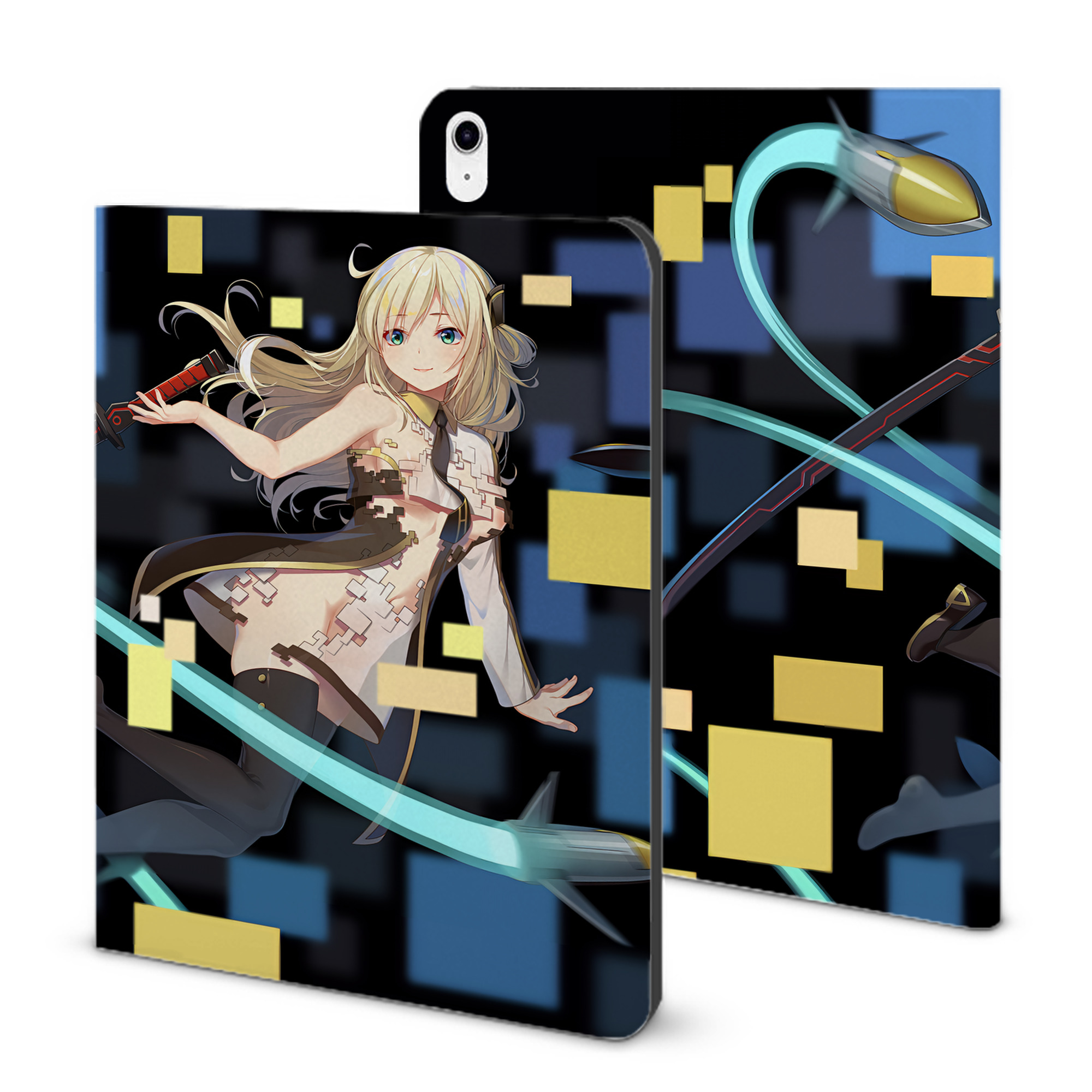 （画像用） 遊☆戯☆王 Yu-Gi-Oh! IPad ケース ブック型 PUレザー TPU 耐衝撃 軽量 薄型 ペン収納なし 全面保護 IPad 各モデル対応